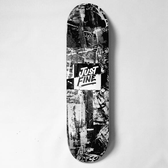 Collage Skateboard Deck